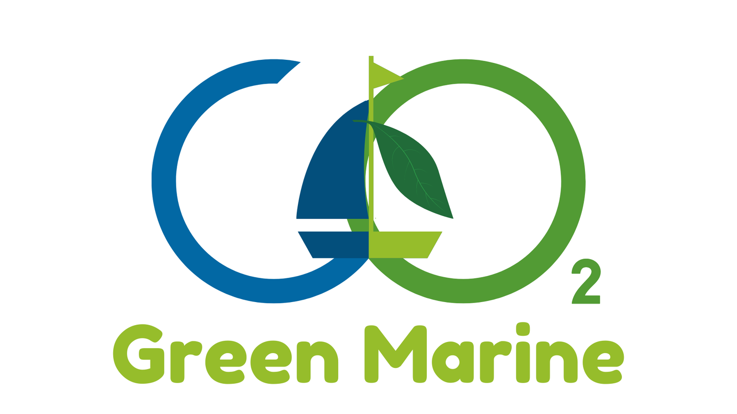 Green Marine Logo White